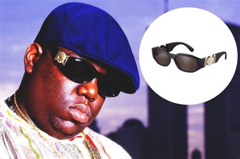 versace biggie white|biggie smalls versace shades.